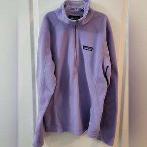 Patagonia Woman's Pullover Fleece- Size S - Lilac - Outdoorwear EUC